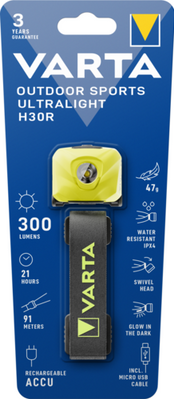 VARTA Outdoor Sports Ultralight H30R жовтий 157 фото