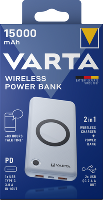 VARTA Power Bank Fast Energy 15000 з функцією безпровідної зарядки 171 фото