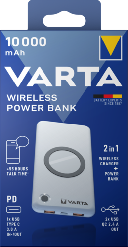 VARTA Power Bank Fast Energy 10000 з функцією безпровідної зарядки 172 фото