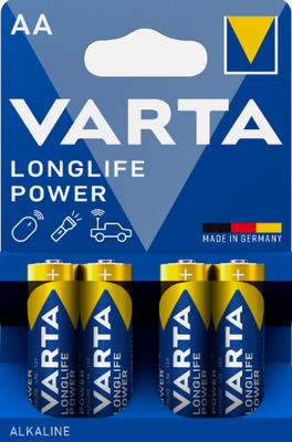 VARTA Longlife Power Micro / AAA / LR03 1,5V Батарейка 4 шт.  301 фото