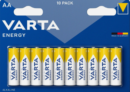 Батарейки VARTA Energy AA 10 шт. 303 фото