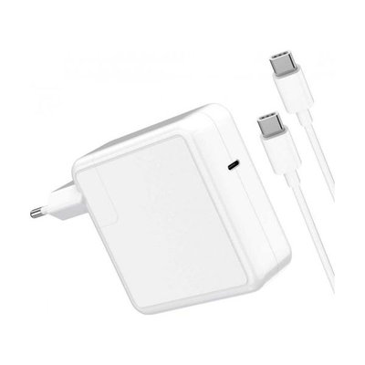 Зарядний пристрій для MacBook 61W з подвійним кабелем Type-C 1M для MacBook A1706, A1708, A1989 127 фото