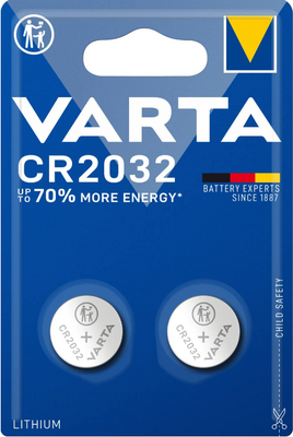 Батарейки VARTA CR2032 2 шт 308 фото
