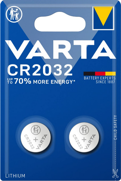 Батарейки VARTA CR2032 2 шт 308 фото