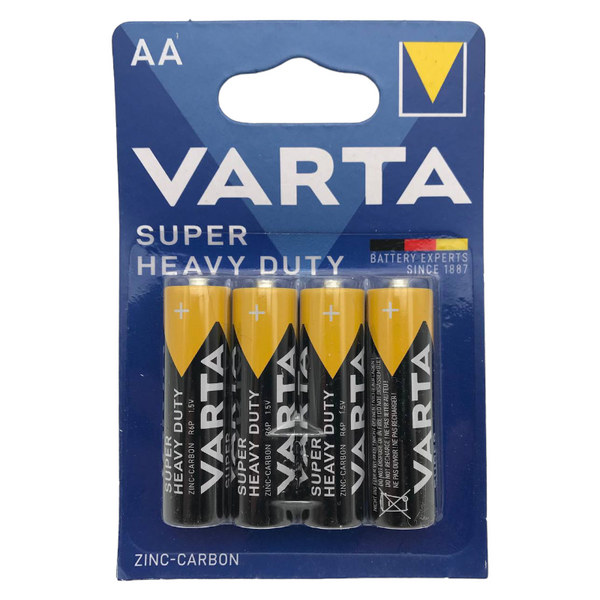 Батарейки VARTA Super Heavy Duty AA 5 шт. 310 фото