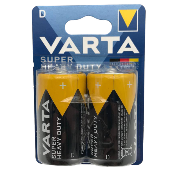 Батарейки VARTA Super Heavy Duty MonoD 1,5V 2 шт. 311 фото