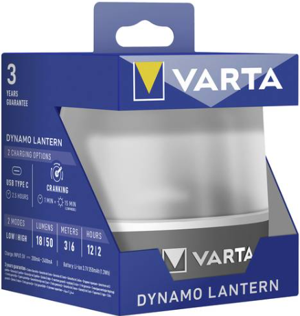 Ліхтар VARTA DYNAMO Lantern L10RH 314 фото