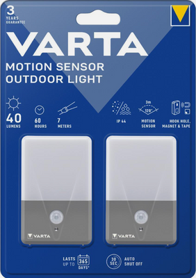 Подвійний ліхтар VARTA Motion Sensor Light Outdoor 218 фото