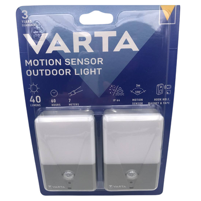 Подвійний ліхтар VARTA Motion Sensor Light Outdoor 218 фото