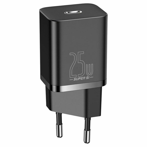 Зарядний пристрій Baseus Super Si Quick Charger 1C 25W EU Black 213 фото